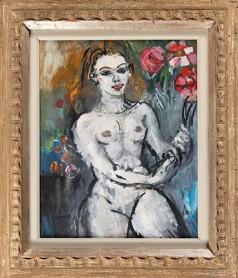 PHILIP EVERGOOD Nude With Flowers.